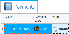 Payment allocated
