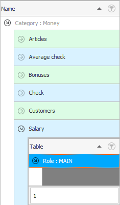 View a role that includes a payroll report