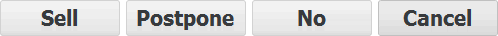 Buttons under sale composition