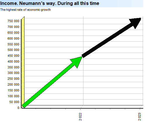 Income. Neumann's way. Diagram