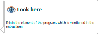Pointer to program element
