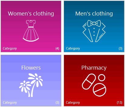 Category image in sales window