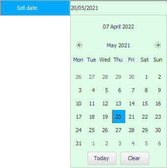 date of