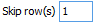 Number of lines to skip