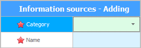 Adding a source of information
