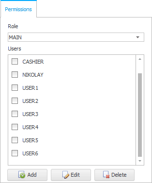 Lista över inloggningar