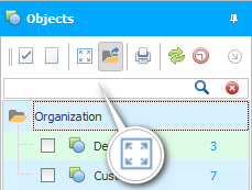 Show all objects on the map