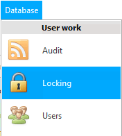Menu. Program lock