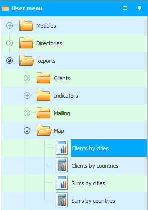 Clients by city