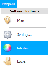 Menu. Projektimi i programit