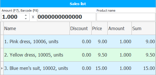 Sale Composition