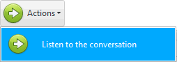 Action. Listen to a telephone conversation