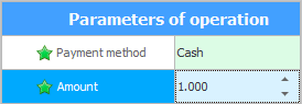 Conduct a sale from the item directory