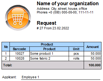 Print application