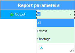 Physical inventory options