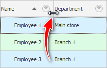 Change column width