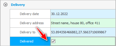 Fixing delivery progress