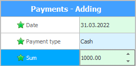 Payment with bonuses