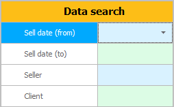 Opspoor van verkoopsdata