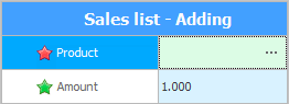 Adding to a sale