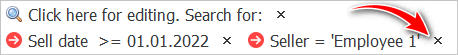 Delete search term