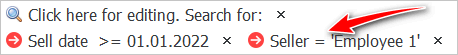 Display new search terms