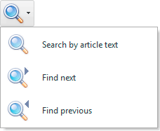 Page Search Commands