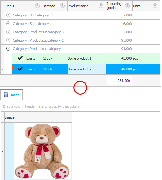 Područje rastezanja za podmodule