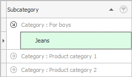 Added product category