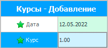 Курс национальной валюты