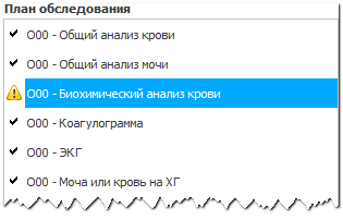 Метод обследования отменен