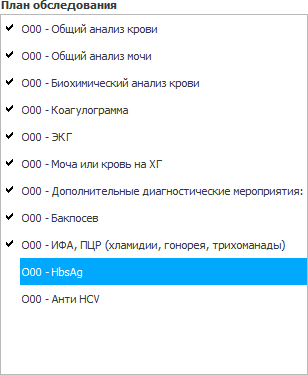 Обязательные и дополнительные методы обследования пациента