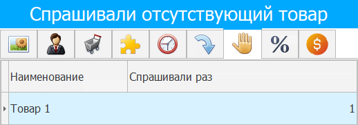 Добавили отсутствующий товар