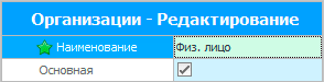 Основная организация