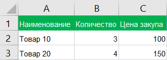 Импорт накладной