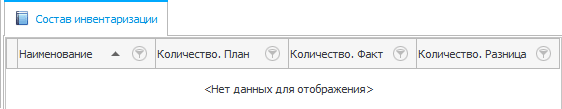 Добавить весь товар в состав инвентаризации