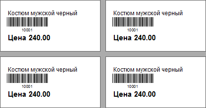 Набор этикеток