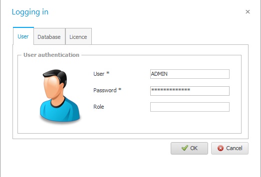 Entering the first user