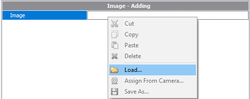 Loading an image