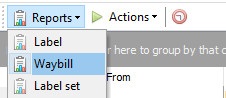 Invoice selection